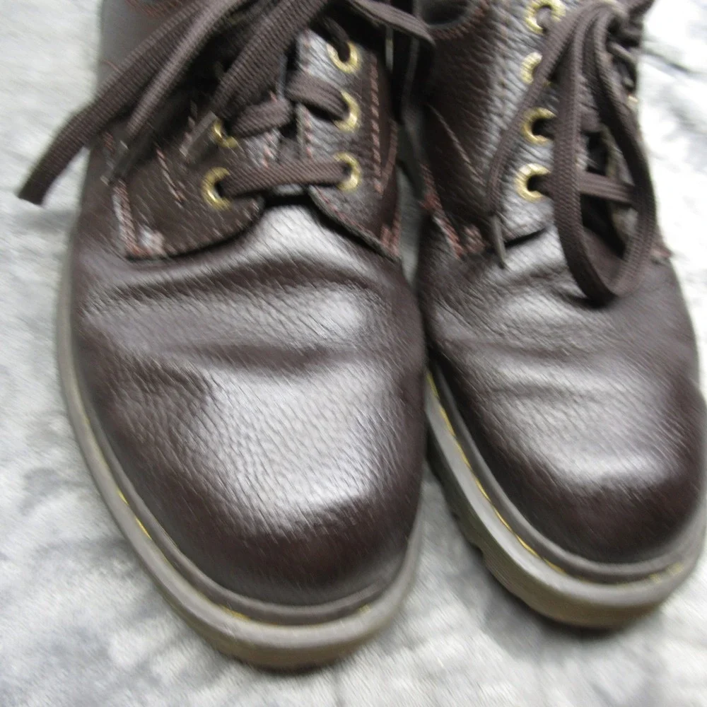 Dr. Martens Oxford Shoes Mens 11 M Brown Ashfeld Leather Lace Up‎ Chunky Classic